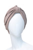 QUATRE SEPTEMBRE Grey Turban for women