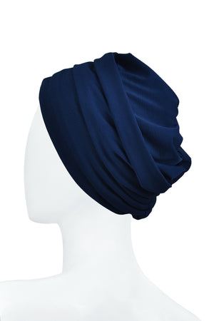NEW DESIGN ! ELEGANT TURBAN BLEU