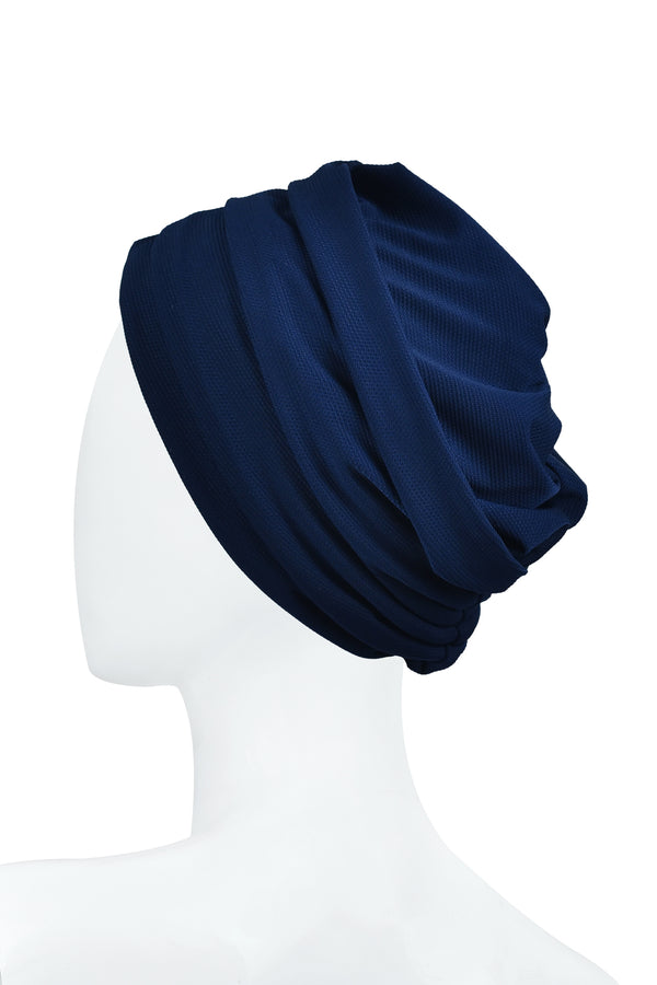 NEW DESIGN ! ELEGANT TURBAN BLEU