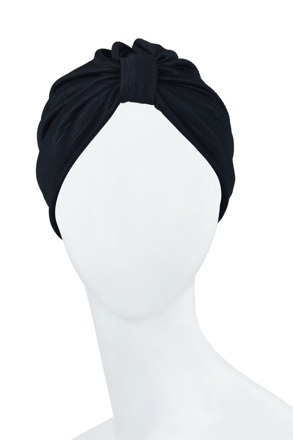 NEW BLACK TURBAN ! MIRABEAU