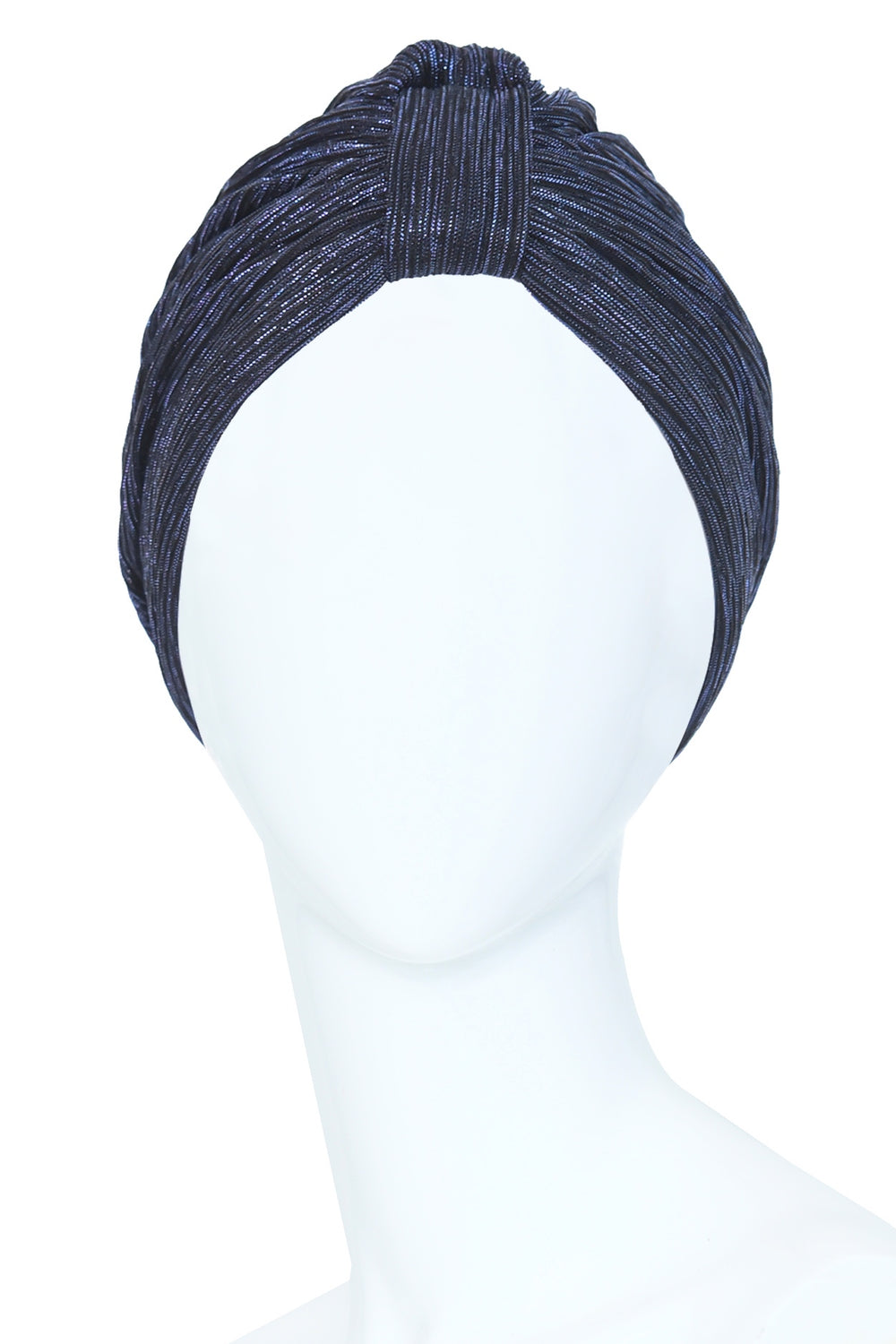 Black and blue sparkly turban - NEW !