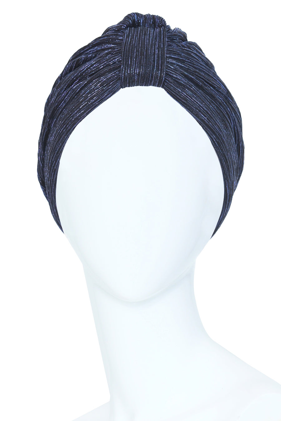 Black and blue sparkly turban - NEW !