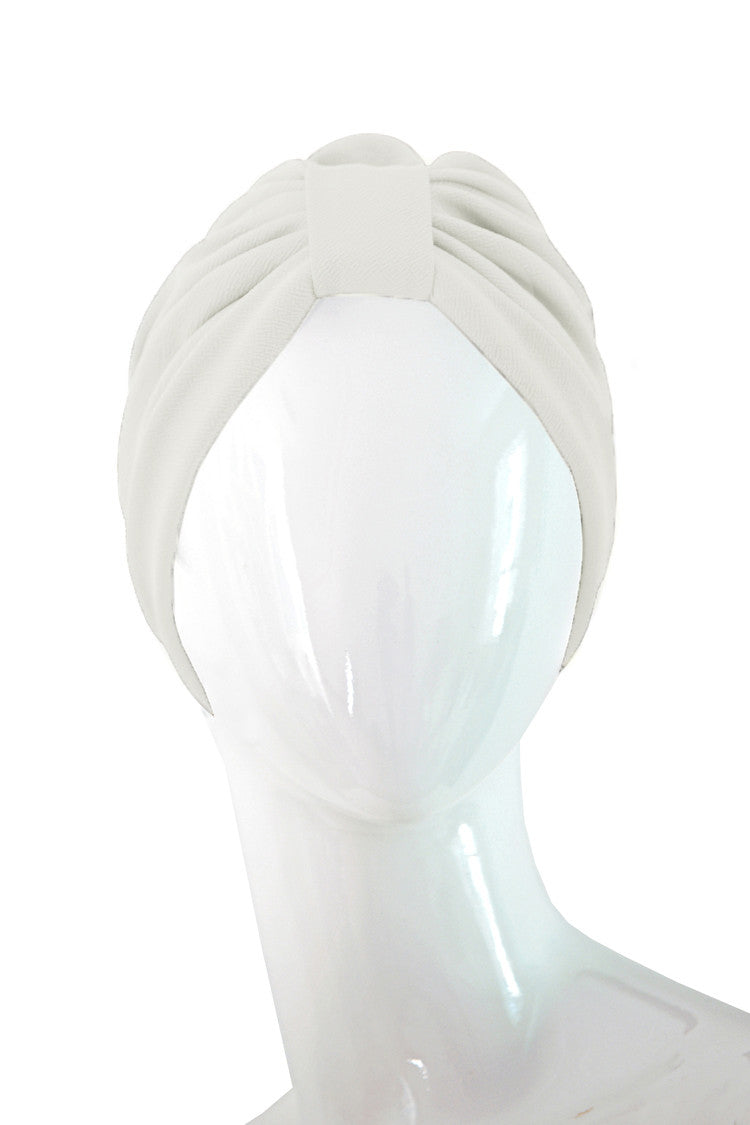 GLACIERE off white turban for woman in Paris