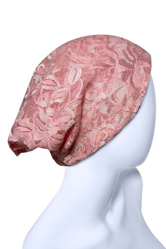 Flamingo pink lace bandana - NEW !