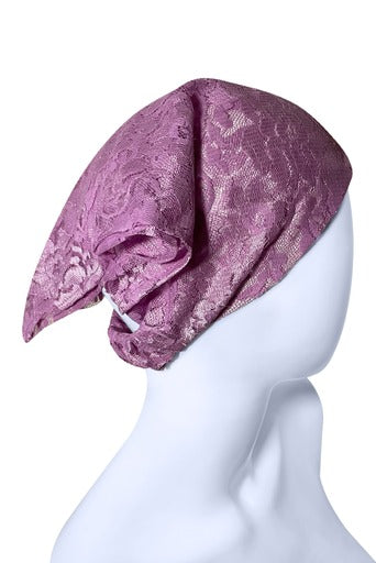 Lilac lace bandana - NEW !