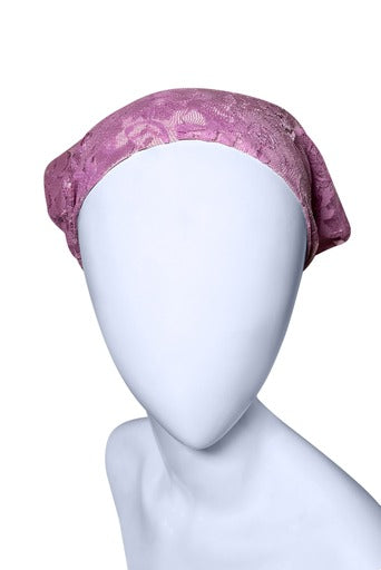 Lilac lace bandana - NEW !