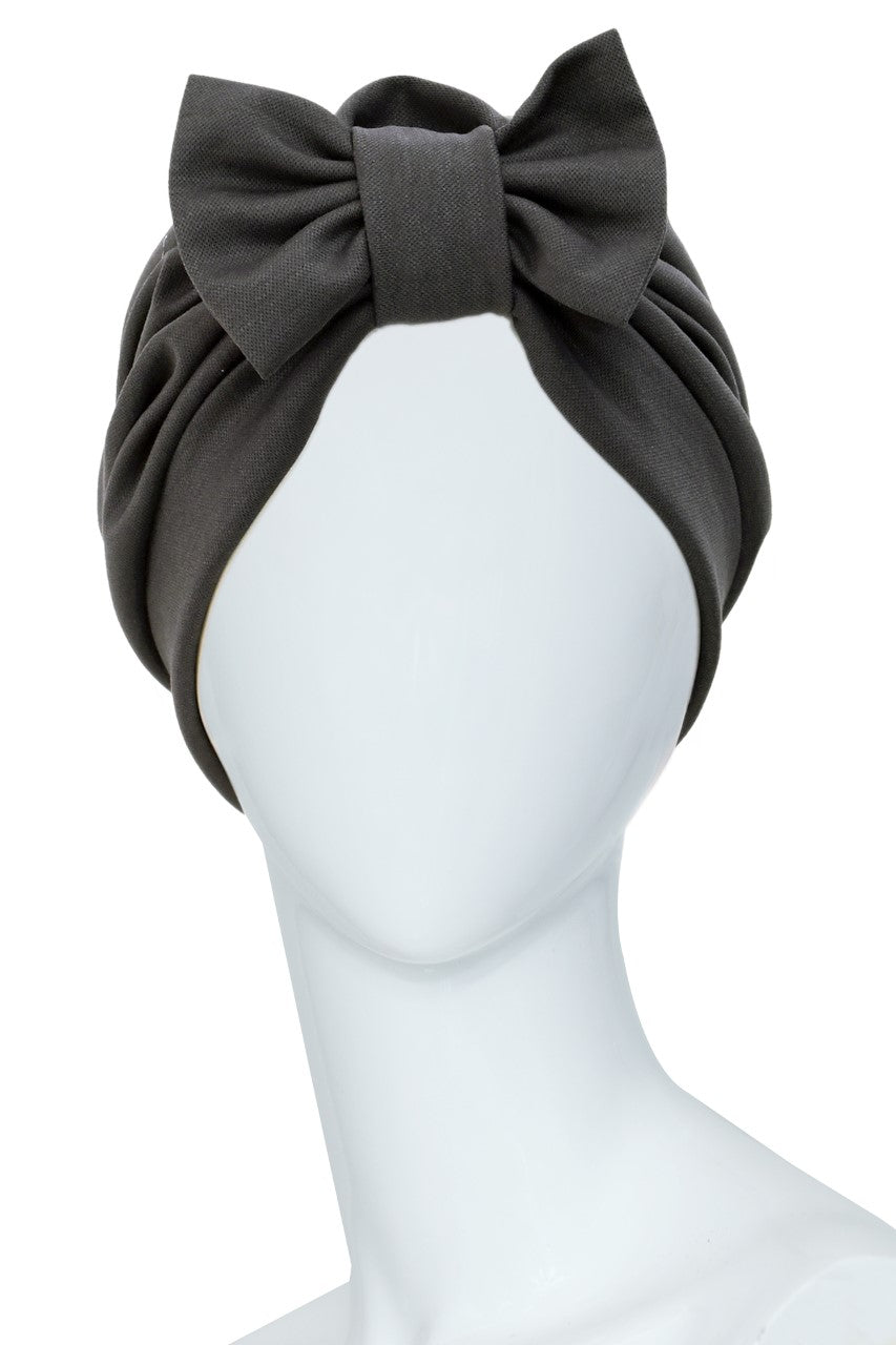 TELEGRAPHE Grey Turban for women